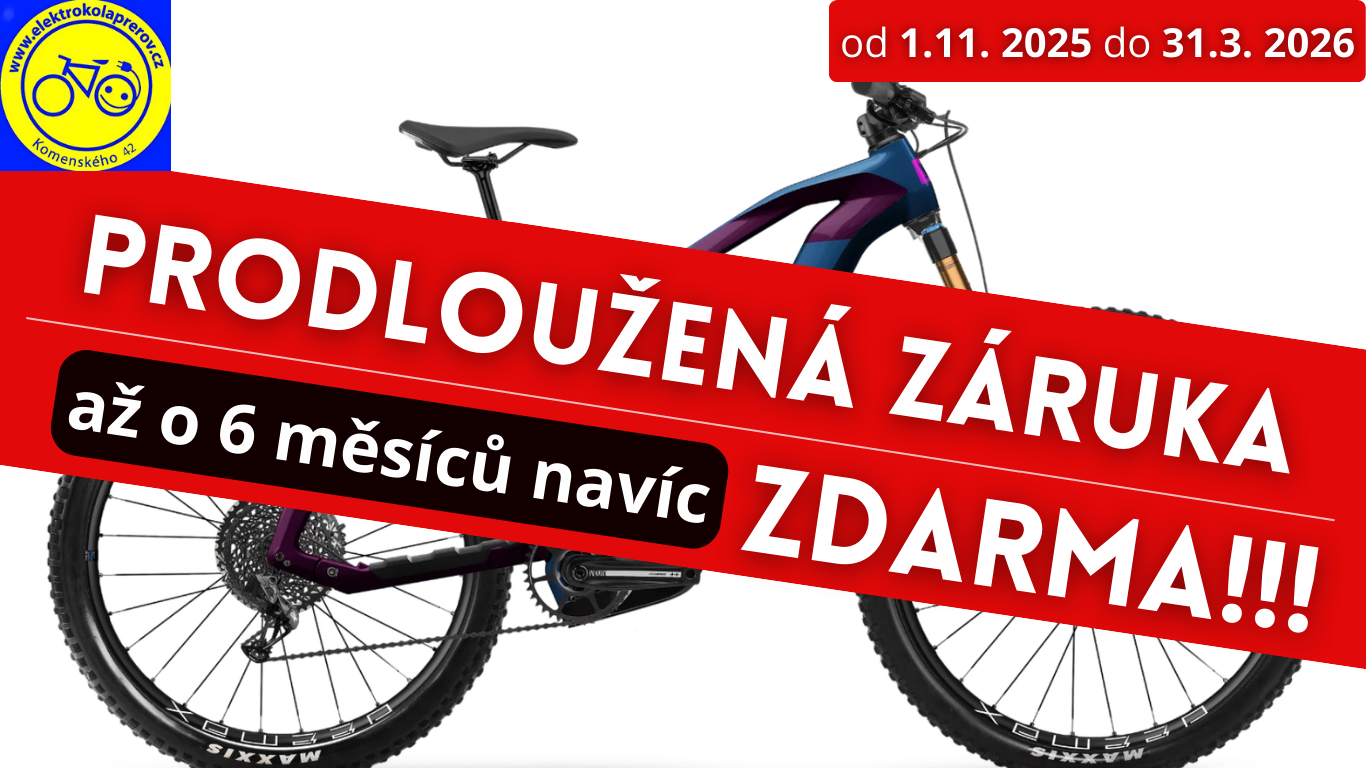 Prodloužená záruka až o 6 měsíců!